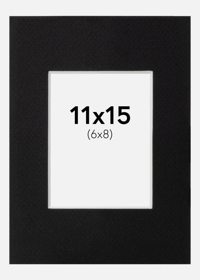 Paspartu Canson Crno Bijeli unutarnji rub 11x15 cm (6x8)