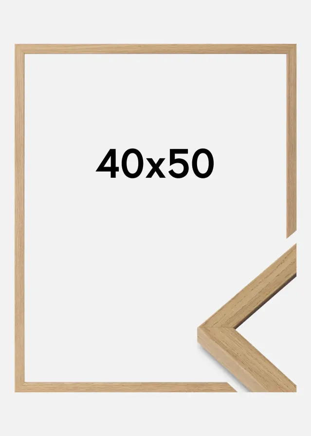 Okvir Ares Akrilno staklo Natural Oak 40x50 cm