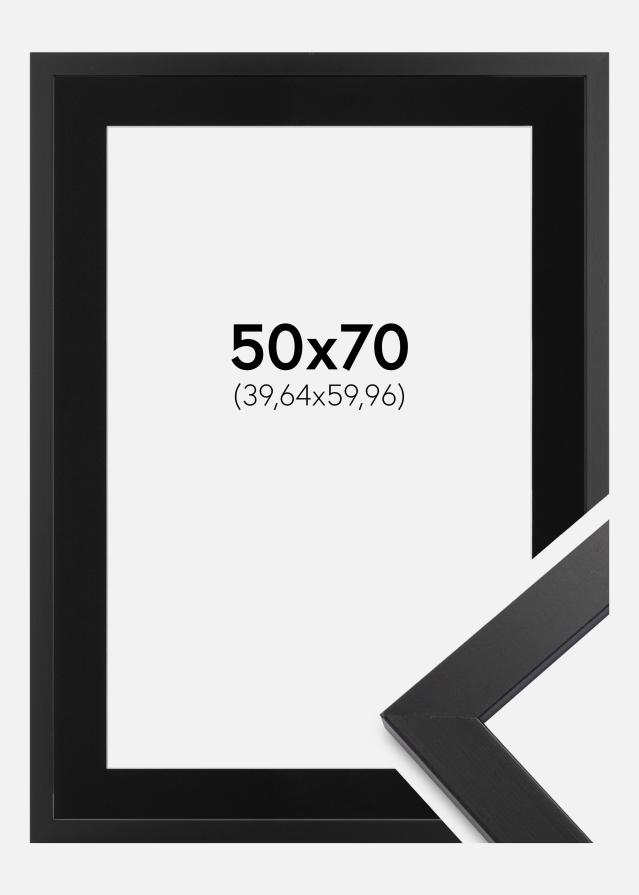 Okvir Black Wood 50x70 cm - Paspartu Crno 16x24 inches
