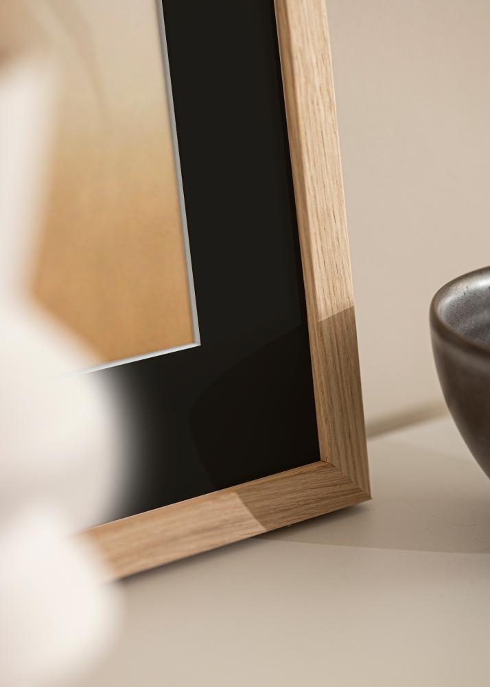 Okvir Grimsåker Hrast 24x30 cm - Paspartu Crno 6x8 inches