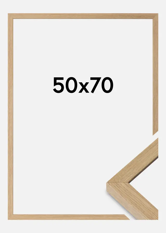 Okvir Hermes Akrilno staklo Natural Oak 50x70 cm