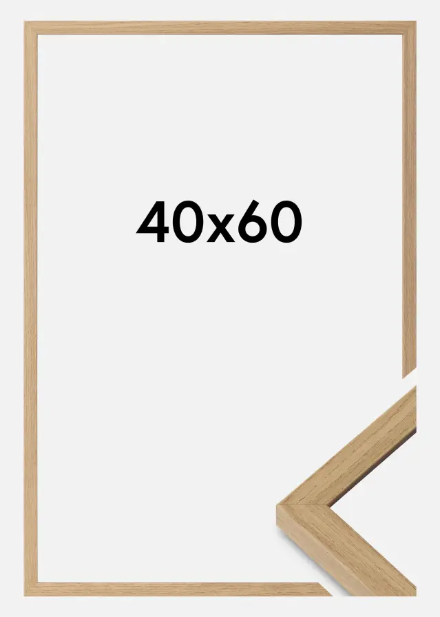 Okvir Ares Akrilno staklo Natural Oak 40x60 cm