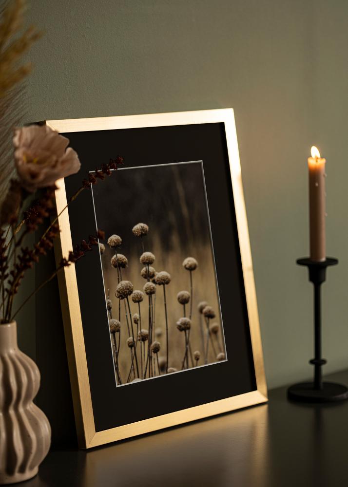 Okvir Selection Zlato 13x18 cm - Paspartu Crno 9x12 cm