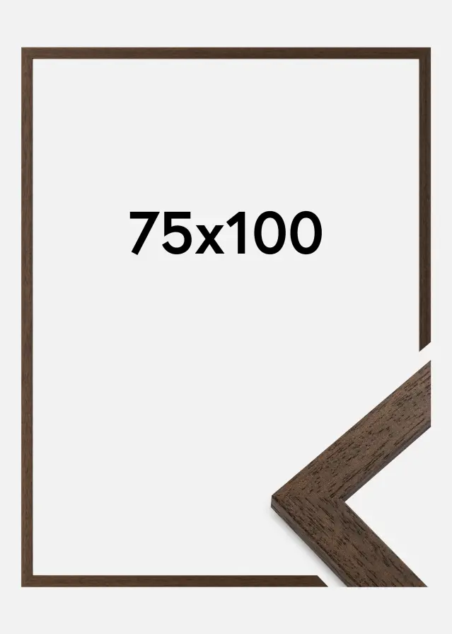 Okvir Brown Wood Akrilno staklo 75x100 cm