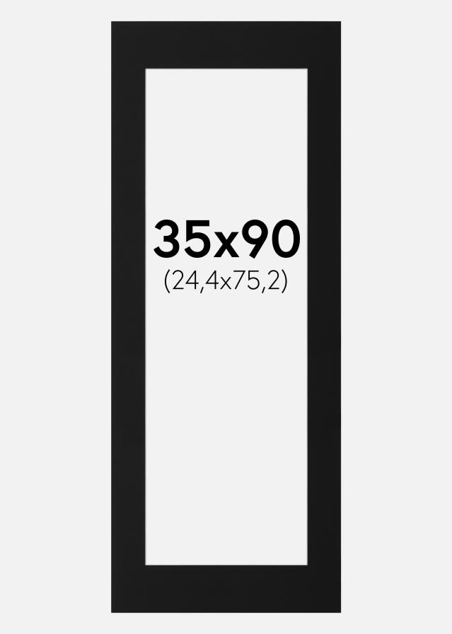 Paspartu Crni Standard (Bijela Jezgra) 35x90 cm (24,4x75,2)