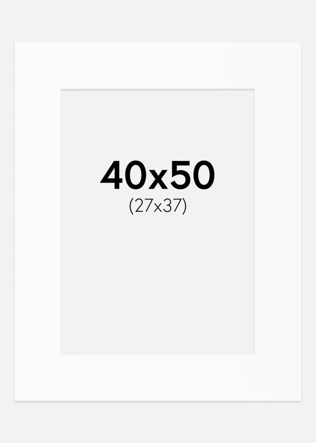 Paspartu Bijeli Standard (Bijela Jezgra) 40x50 cm (27x37)