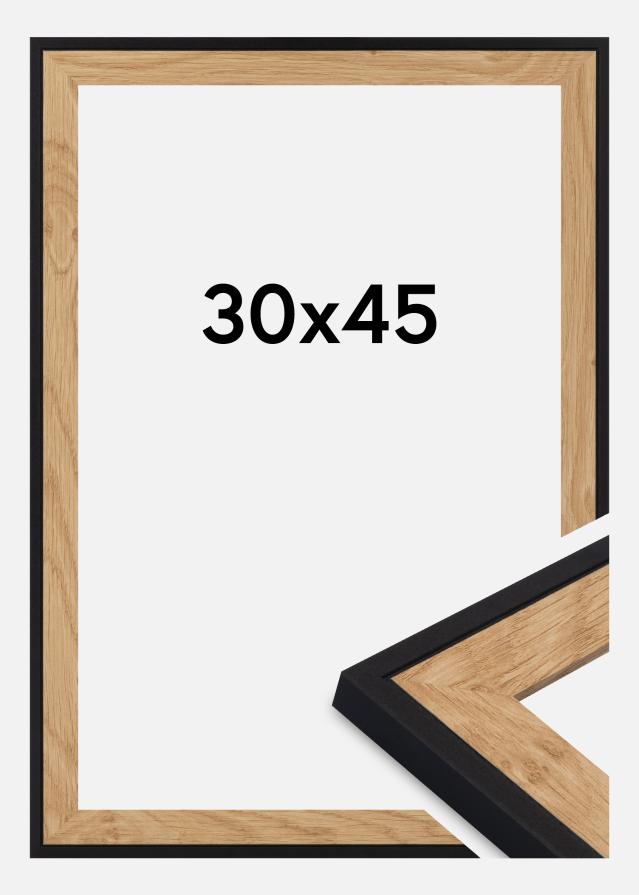 Okvir Iris Akrilno staklo Crna 30x45 cm