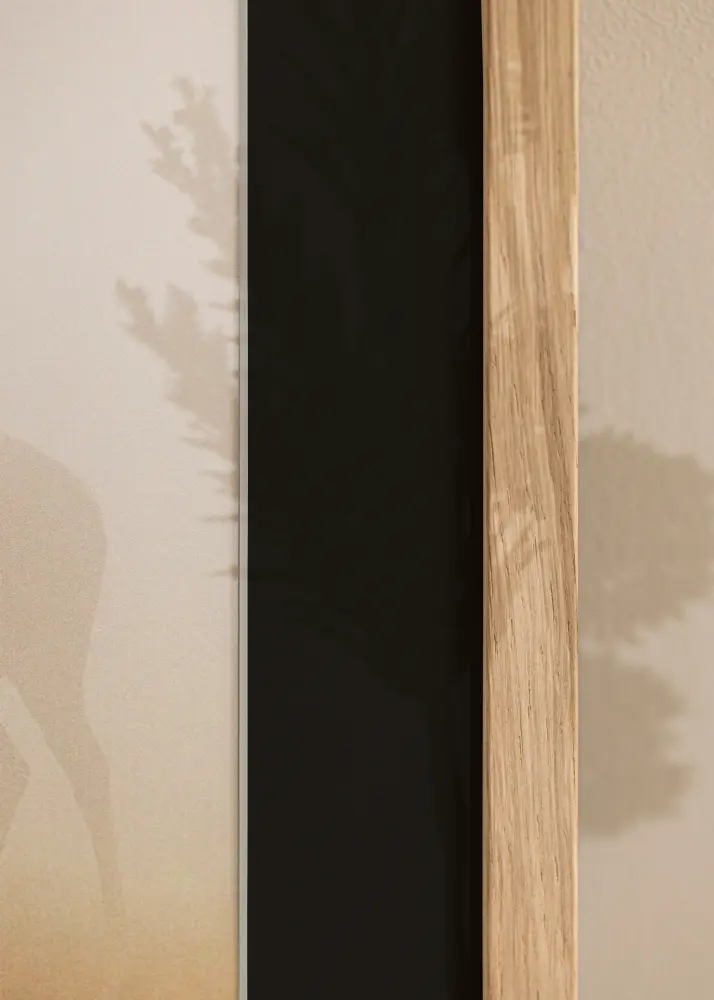 Okvir Grimsåker Hrast 13x18 cm - Paspartu Crno 7x10 cm