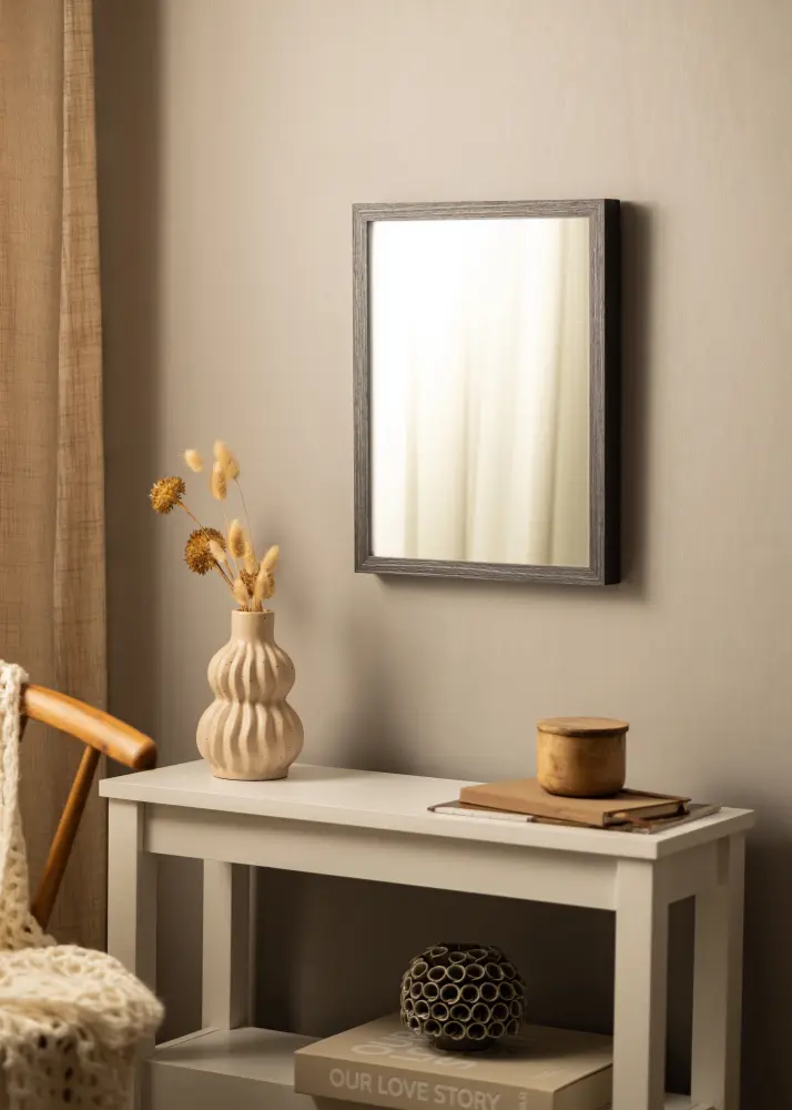 Ogledalo Wood Selection Grey I - Po vlastitoj mjeri