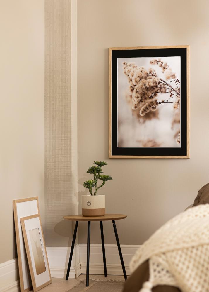 Okvir Grimsåker Hrast 24x30 cm - Paspartu Crno 6x8 inches