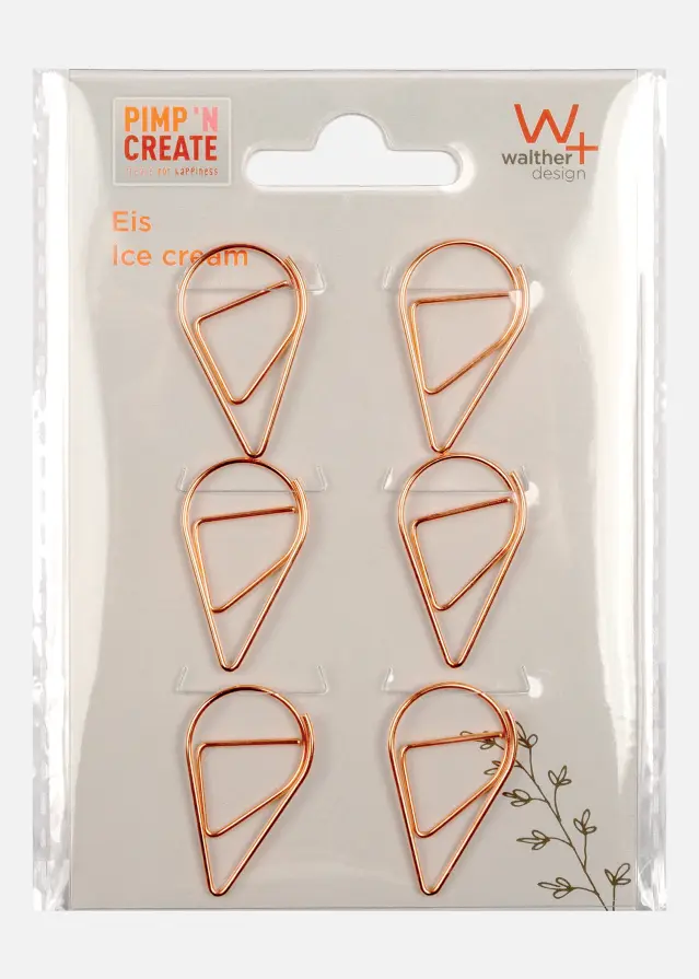 PAC Metal Paperclip Ice Cream Cone Bakar