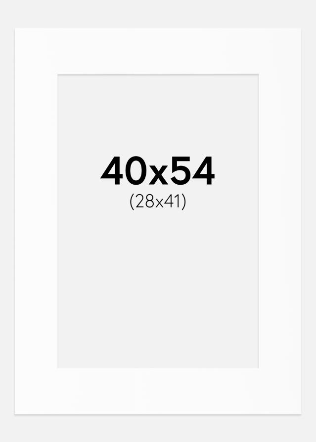 Paspartu Bijeli Standard (Bijela Jezgra) 40x54 cm (28x41)