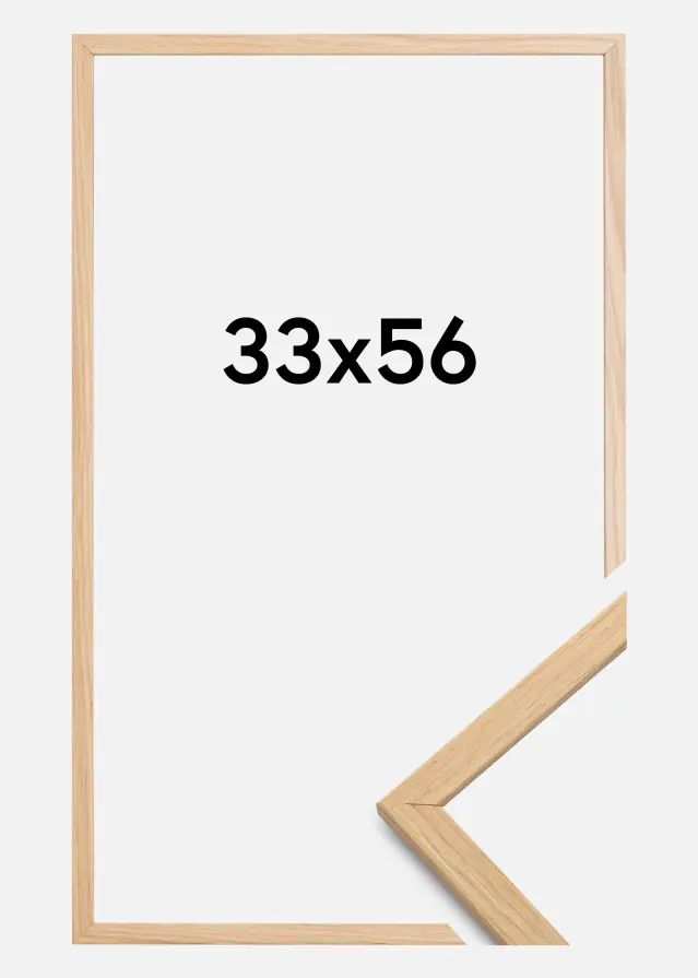Okvir Edsbyn Akrilno staklo Hrast 33x56 cm