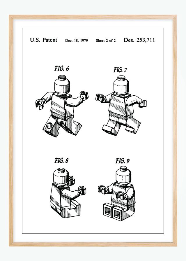 Patentni crtež - Lego II Plakat