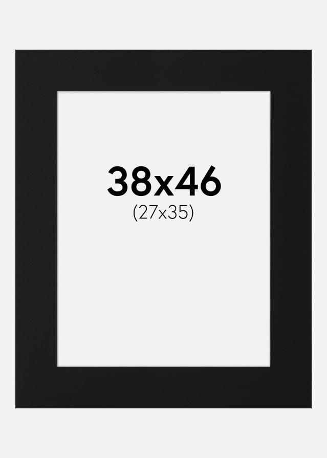 Paspartu Crni Standard (Bijela Jezgra) 38x46 cm (27x35)