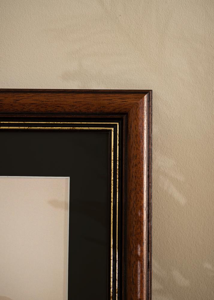 Okvir Old Retro 30x40 cm - Paspartu Crno 21x29,7 cm (A4)