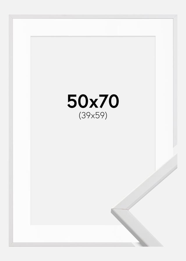 Okvir Galant Bijelo 50x70 cm - Paspartu Bijelo 40x60 cm