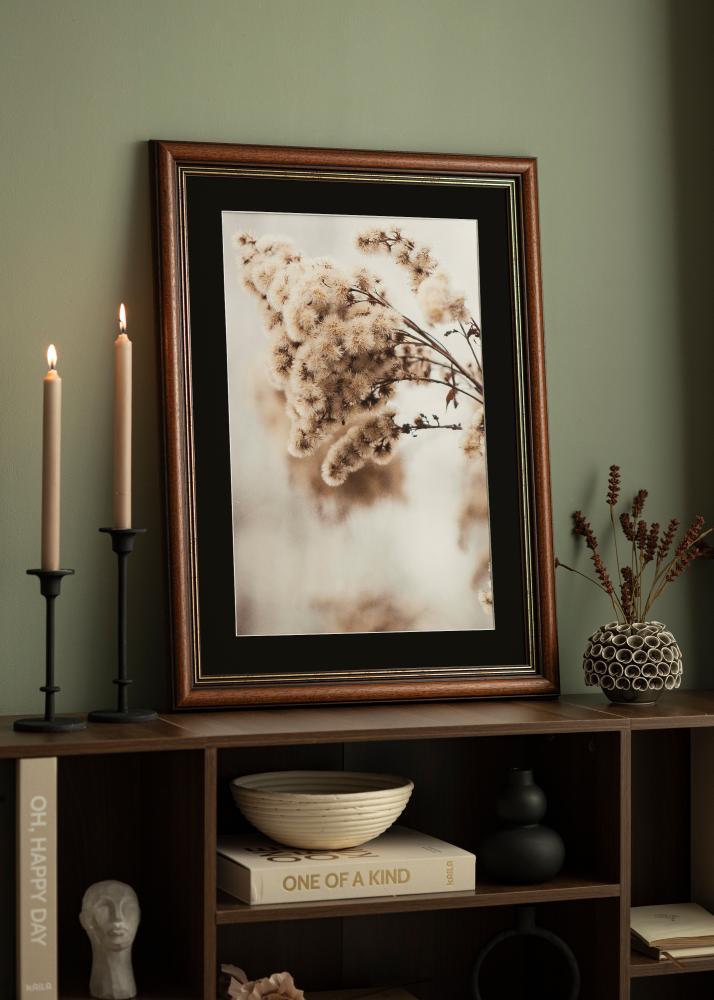 Okvir Old Retro 30x40 cm - Paspartu Crno 21x29,7 cm (A4)