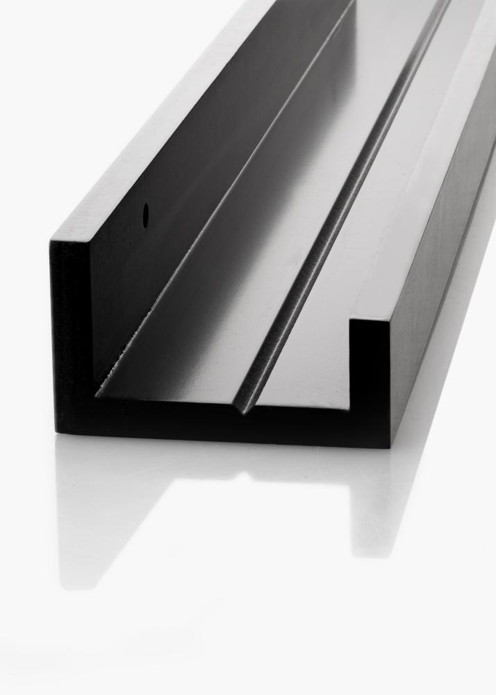 KAILA Polica za slike Crna 50 cm