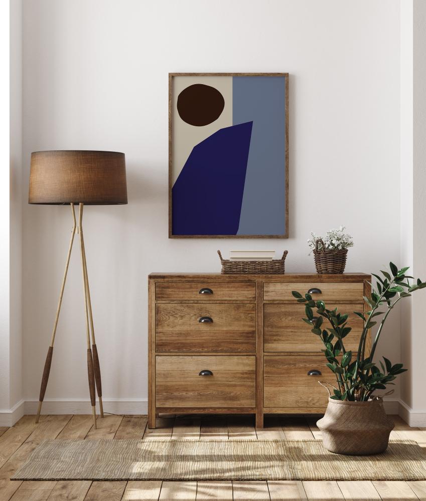 Color Blocks Blue Plakat