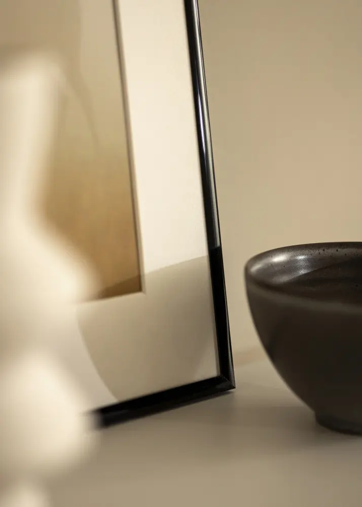 Okvir Scandi Crno 50x60 cm - Paspartu Bijelo 15x20 inches