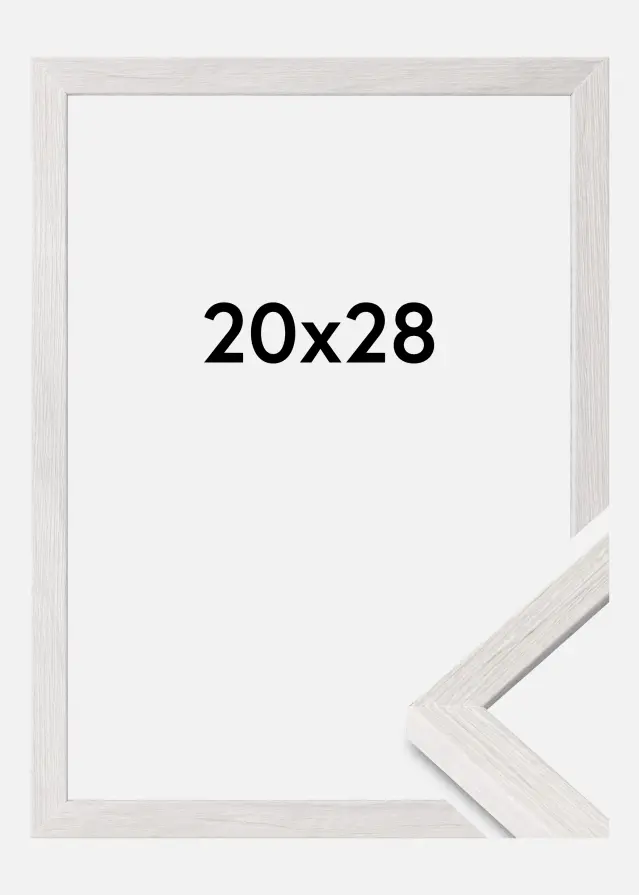 Okvir Ares Akrilno staklo White Oak 20x28 cm