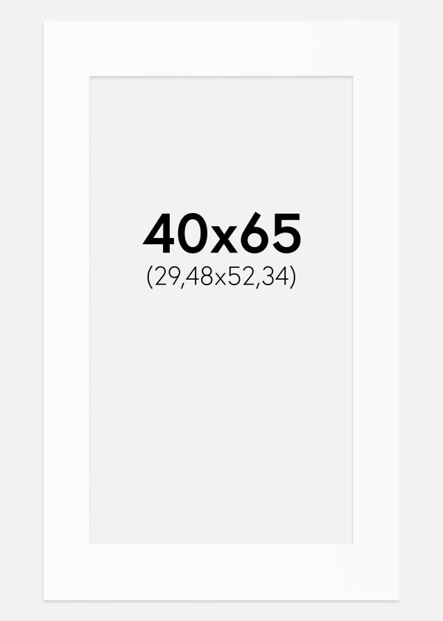 Paspartu Bijeli Standard (Bijela Jezgra) 40x65 cm (29,48x52,34)