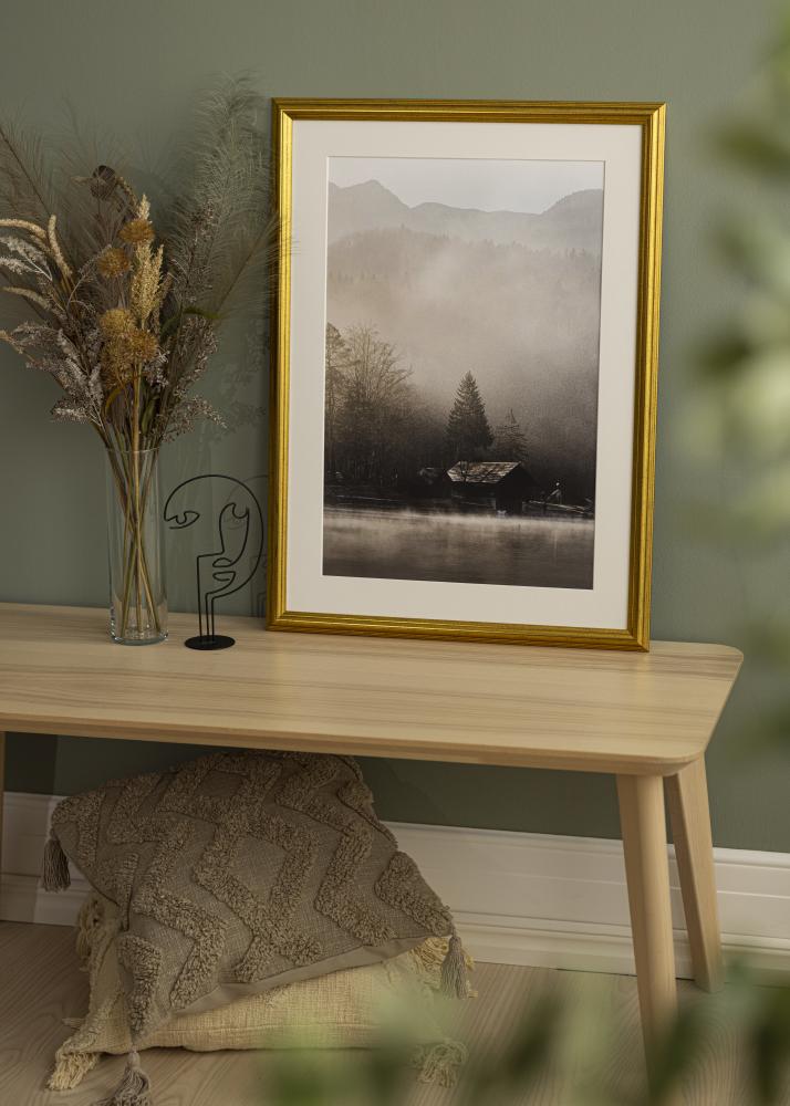 Okvir Västkusten Akrilno staklo Zlato 34x42 cm