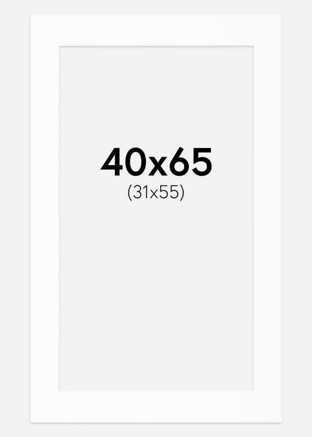 Paspartu Bijeli Standard (Bijela Jezgra) 40x65 cm (31x55)