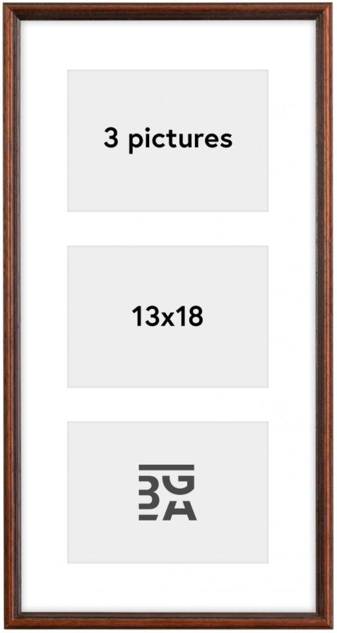 Horndal Okvir za kolaž IX Orah - 3 Slike (13x18 cm)