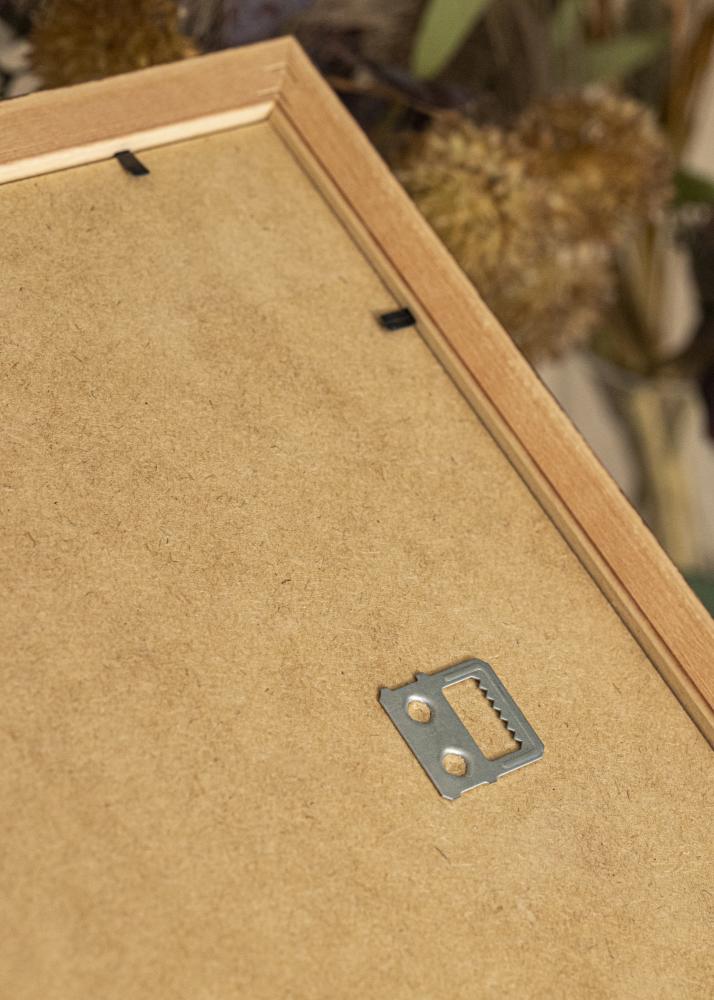 Okvir Siljan smeđa 45x45 cm - Paspartui Bijela 14x14 inča