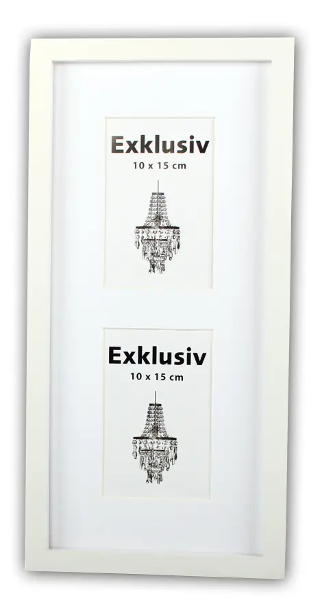 Ekskluzivno Okvir za kolaž Bijelo - 2 Slike