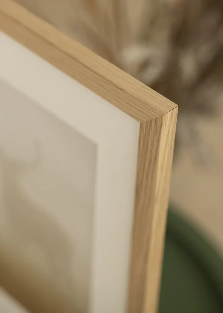 Okvir Oak Wood 15x20 cm - Paspartu Bijelo 4x5 inches