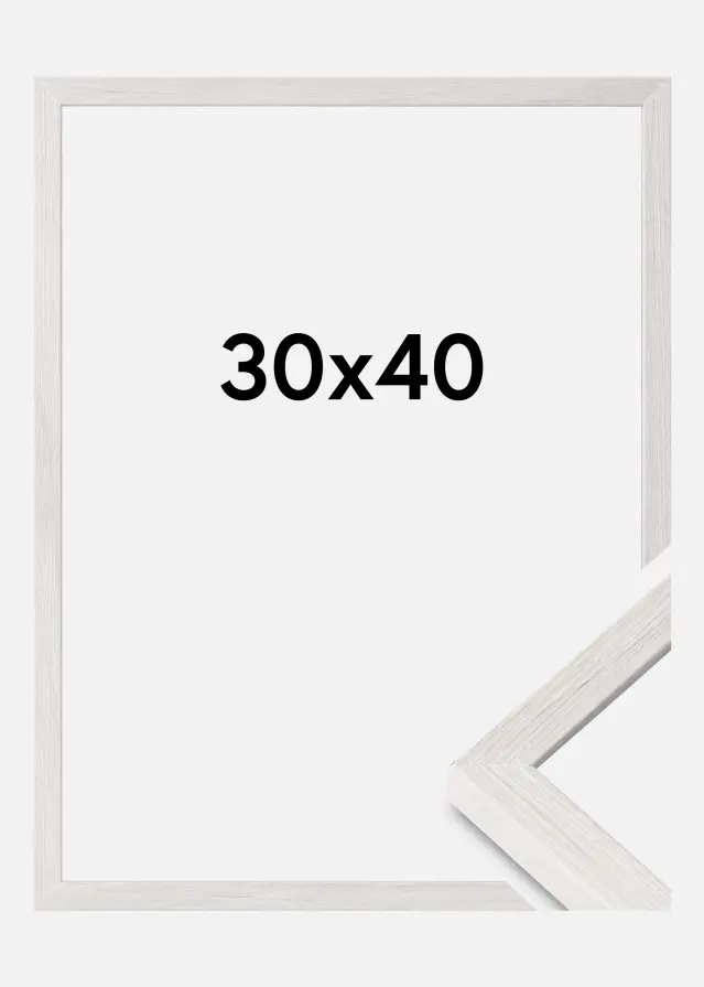 Okvir Ares Akrilno staklo White Oak 30x40 cm