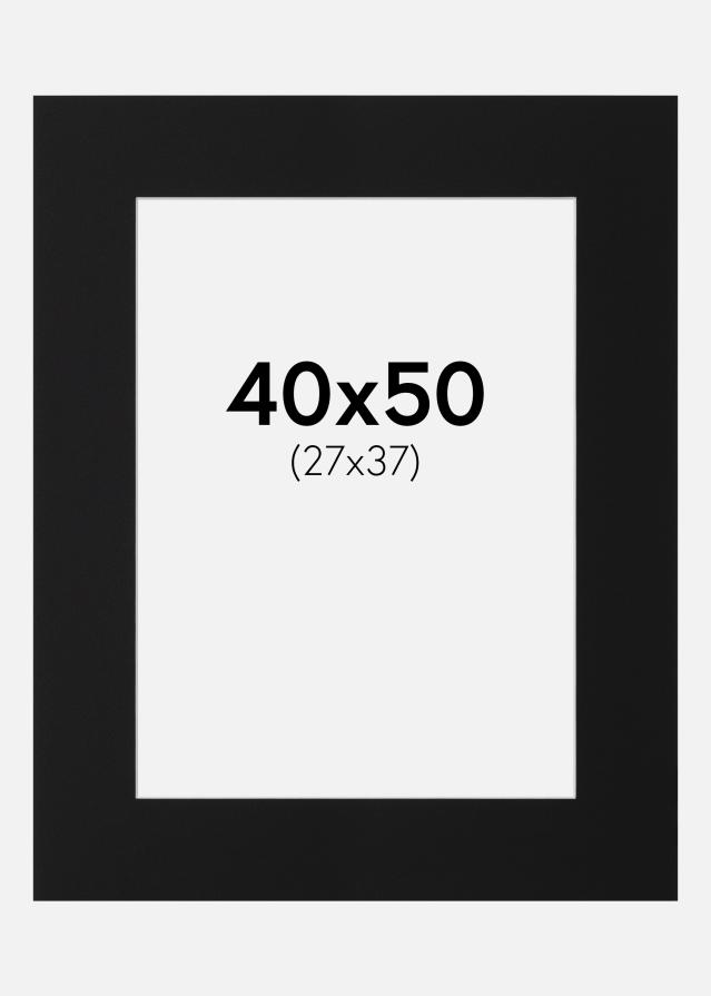 Paspartu Crni Standard (Bijela Jezgra) 40x50 cm (27x37)