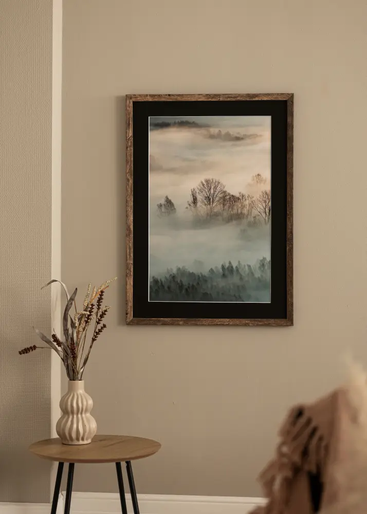 Okvir Fiorito Washed Oak 42x59,4 cm (A2) - Paspartu Crno 25x38 cm