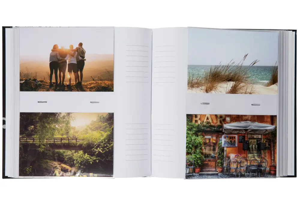 Grindy Memo Album za slike Crno - 200 kapacitet slika 11x15 cm
