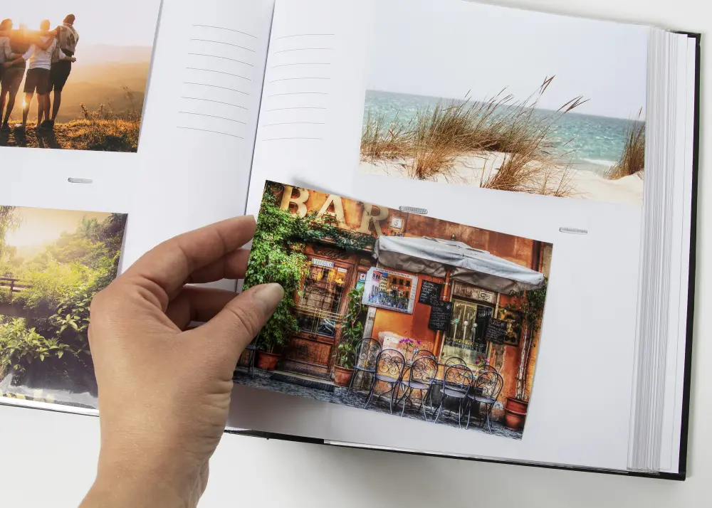 Grindy Memo Album za slike Crno - 200 kapacitet slika 11x15 cm
