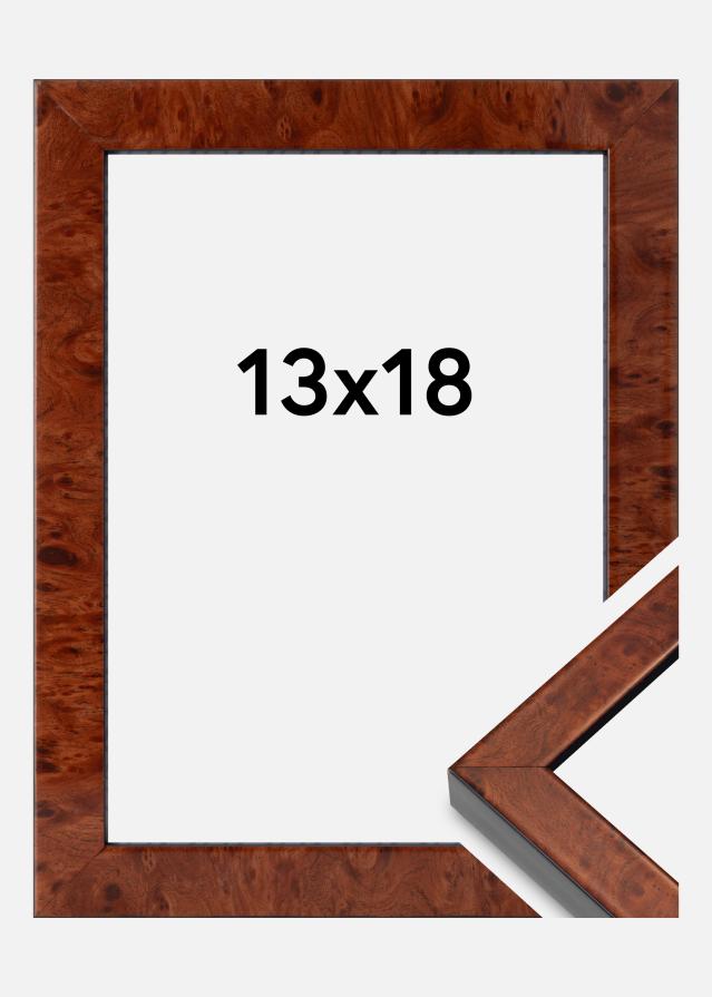 Okvir Hermes Akrilno staklo Burr Walnut 13x18 cm
