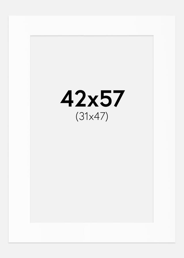 Paspartu Bijeli Standard (Bijela Jezgra) 42x57 cm (31x47)