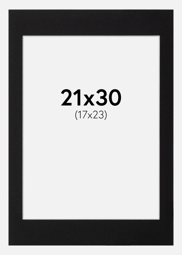 Paspartu Canson Crno Bijeli unutarnji rub 21x30 cm (17x23)