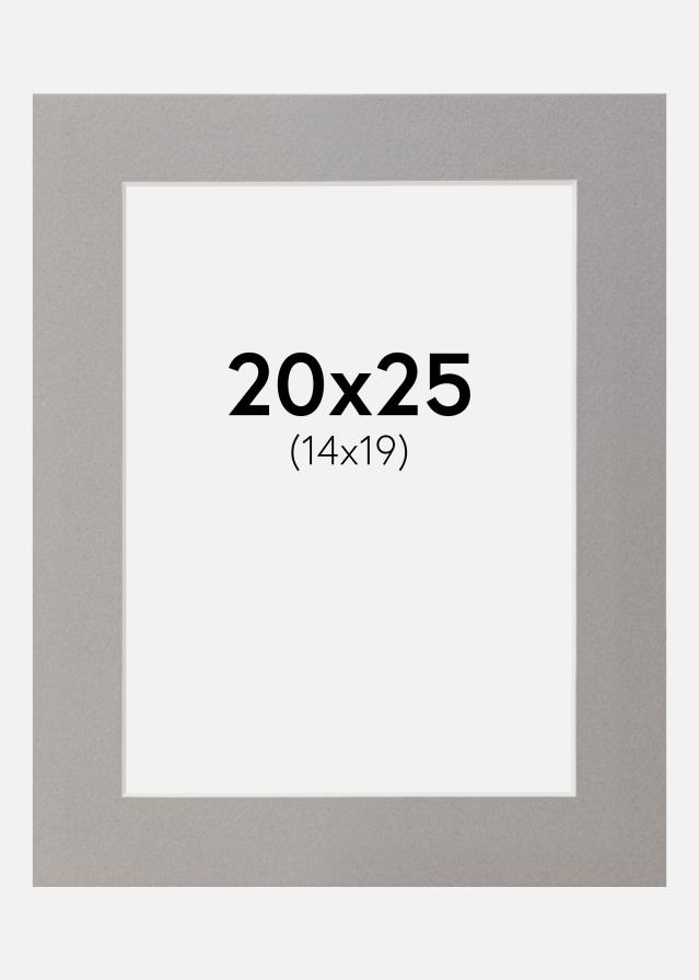 Paspartu Siva 20x25 cm (14x19)