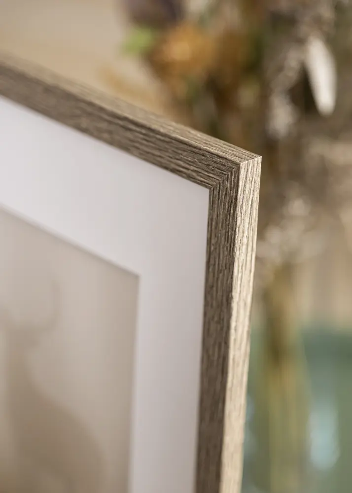 Okvir Profinjeni Akrilno staklo Dark Grey Oak 30x40 cm