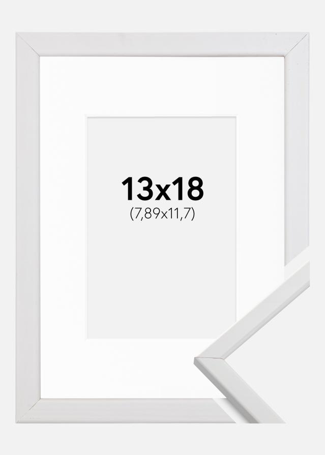 Okvir Galant Bijelo 13x18 cm - Paspartu Bijelo 3,5x5 inches
