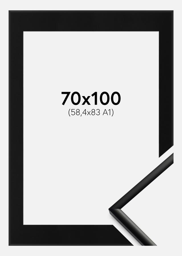 Okvir New Lifestyle Mat Crna 70x100 cm - Paspartu Crno 59,4x84 cm (A1)