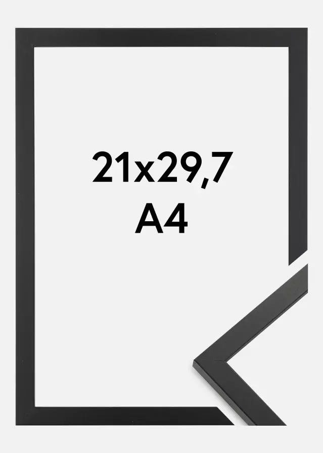 Okvir Trendy Akrilno staklo Crno 21x29,7 cm (A4)