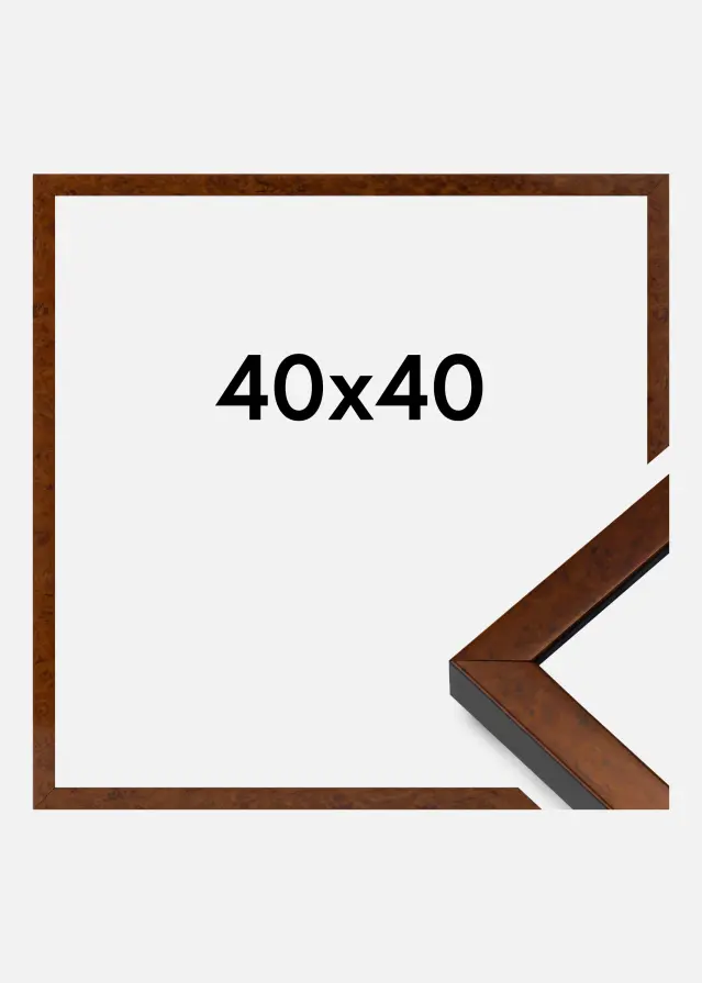 Okvir Ares Akrilno staklo Burr Walnut 40x40 cm