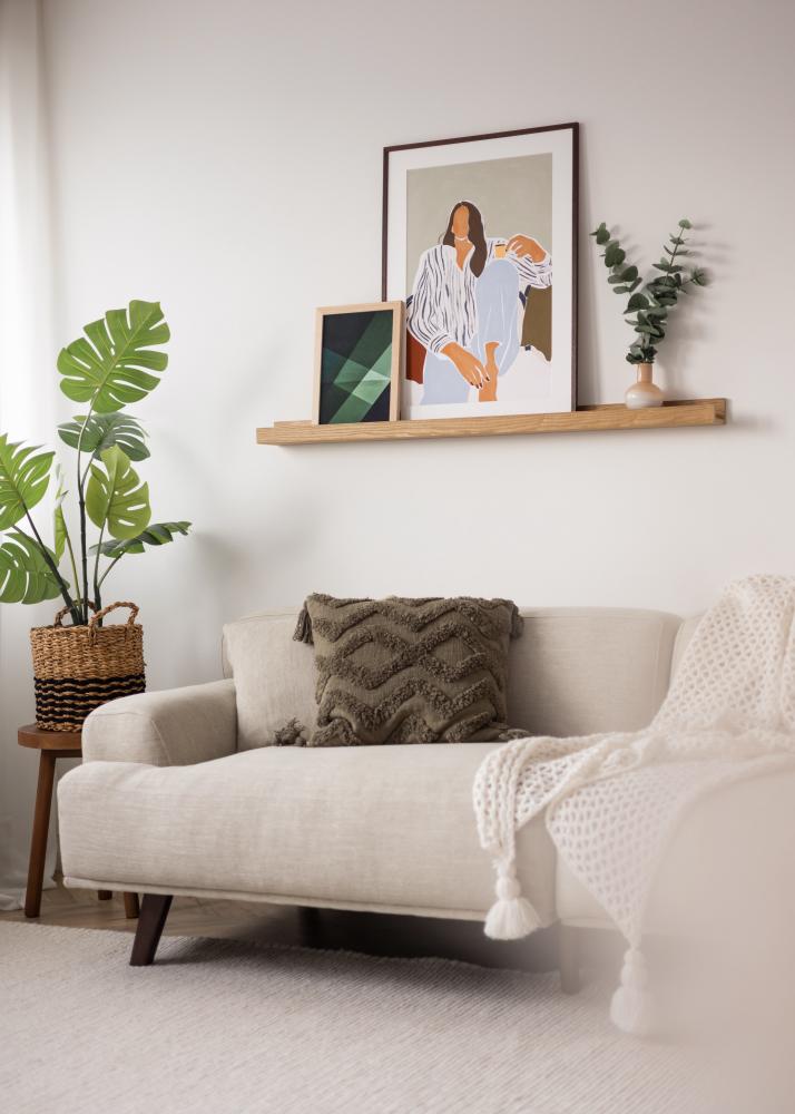 KAILA Polica za slike Hrast 120 cm