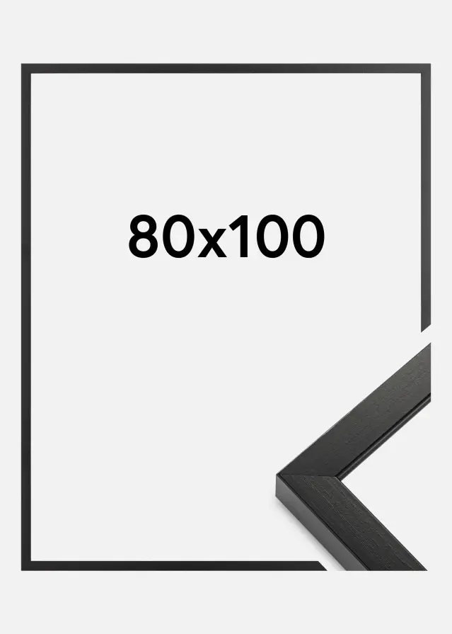 Okvir Amanda Box Akrilno staklo Crno 80x100 cm