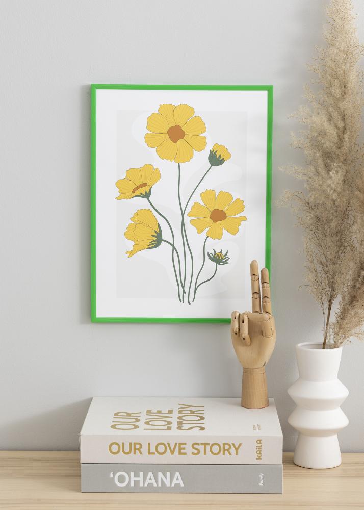 Okvir New Lifestyle Grass Green 70x100 cm - Paspartu Crno 24x36 inches